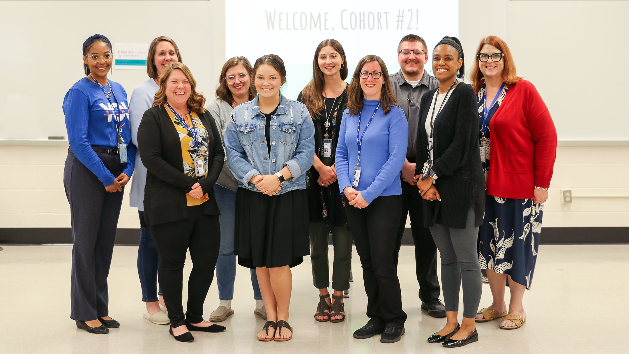 Group picture of year two teachers